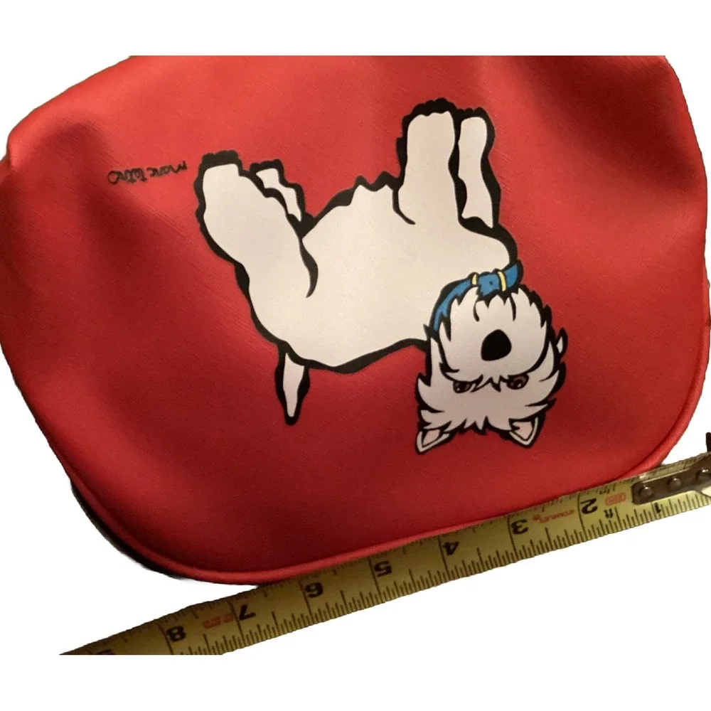 Marc Tetro Makeup Bag Westie Dog West White Terrier Cosmetics Travel 6 X9
